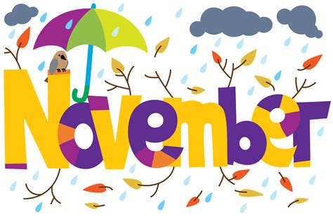 november cartoon images|november clipart blue background.